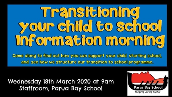 Parua Bay School Newsletter 12th March - Term 1, Week 6